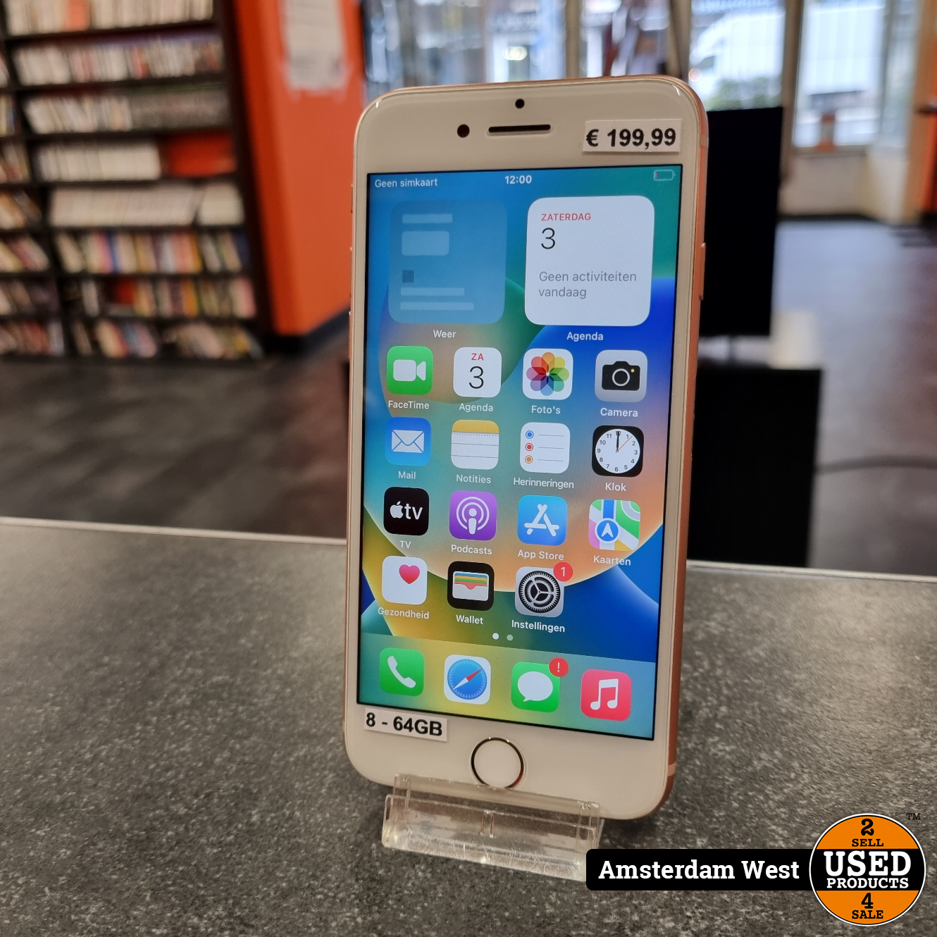 Apple Iphone 8 64gb Gold Nette Staat 100 Used Products Amsterdam West Apple Iphone 8 64gb Gold Nette Staat 100 Used Products Amsterdam West