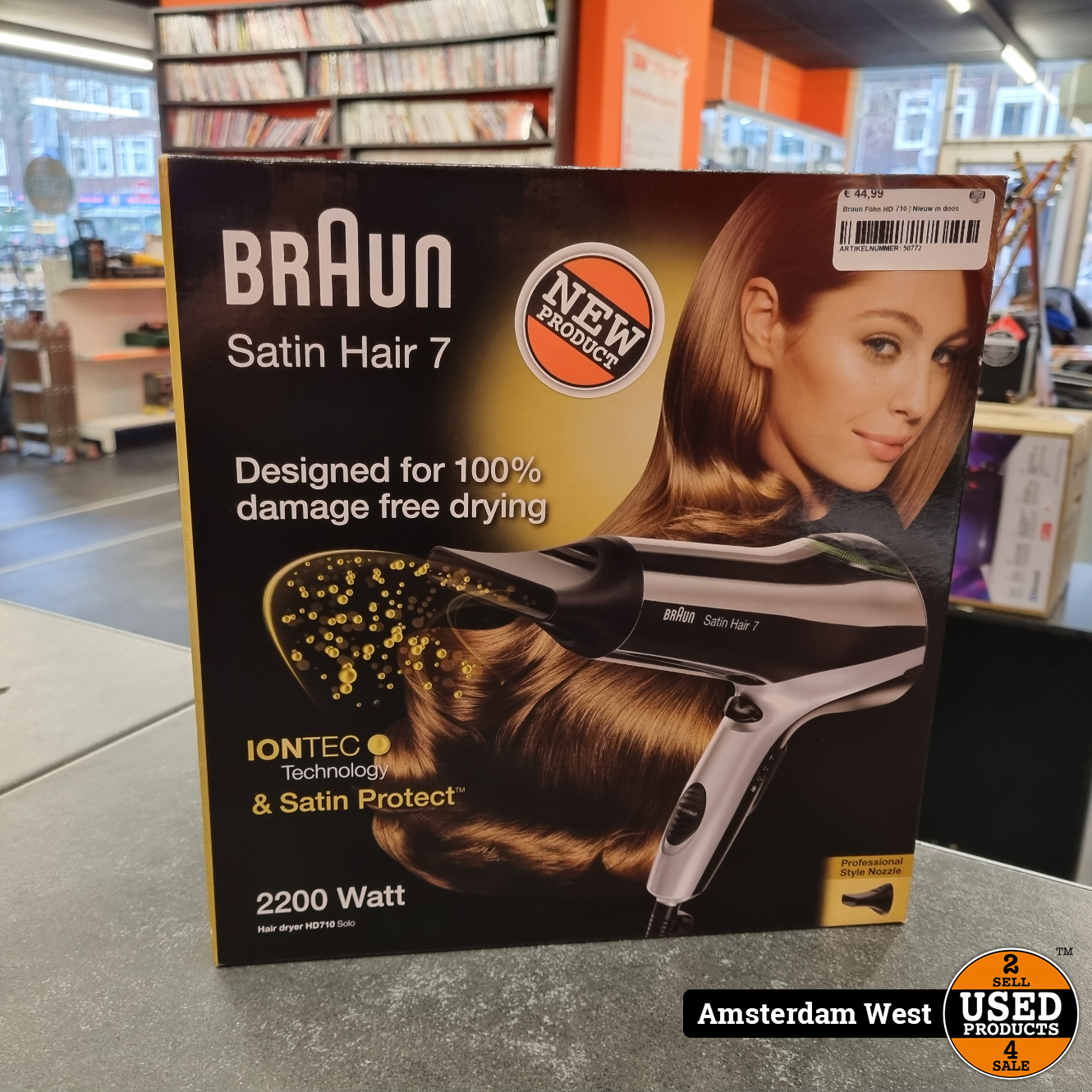 hobby Beschrijving map Braun Föhn HD 710 | Nieuw in doos - Used Products Amsterdam West