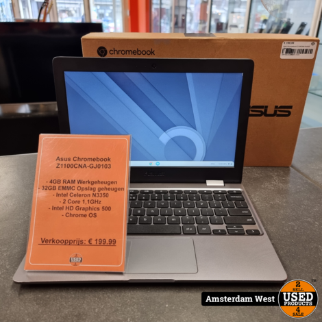 Asus Chromebook Z1100CNA-GJ0103 | Nieuwstaat