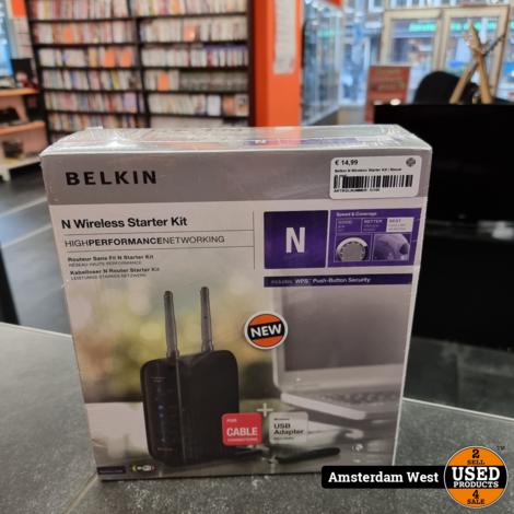 Belkin N Wireless Starter Kit | Nieuw in seal