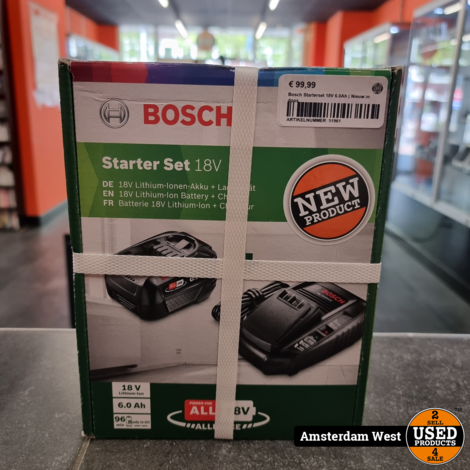 Bosch Starterset 18V 6.0Ah | Nieuw in doos