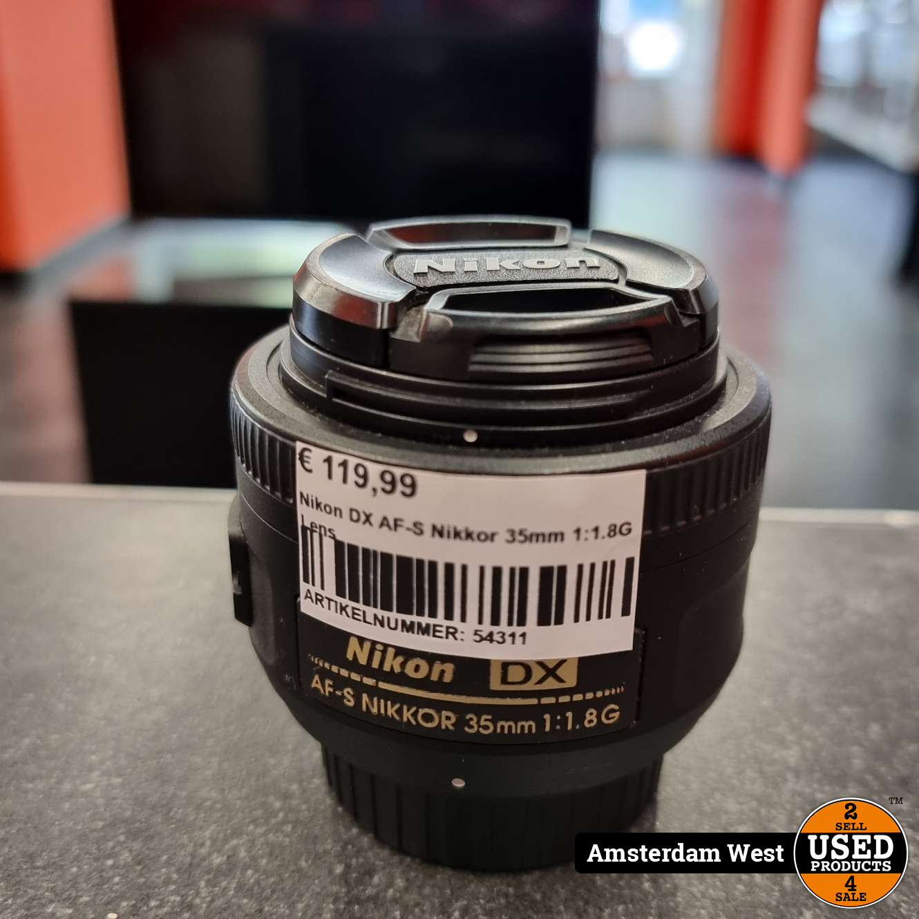 Nikon DX AF S Nikkor 35mm 1:1.8G Lens - Used Products Amsterdam West