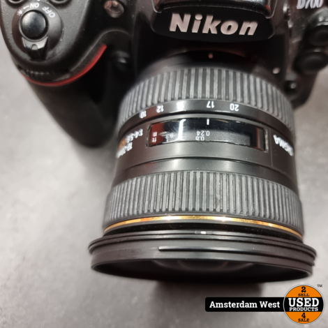 Nikon D700 Camera + Sigma 10-20mm 1:4-5.6 DC HSM Lens