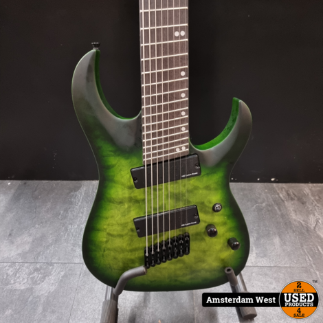 Harley Benton MultiScale-8 QEB | Nieuwstaat