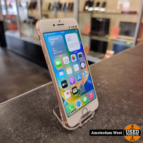 iPhone 8 64GB Gold | Nette staat | Accu: 100%