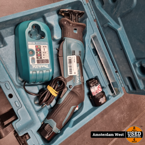 Makita JR102D Recipriozaag 10.8V 1.3Ah 2x Accu's