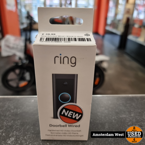 Ring Doorbell Wired | Nieuw in doos
