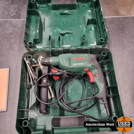 Bosch PSB 750 RCE Klopboormachine groen | Nette staat