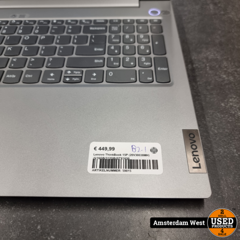 Lenovo ThinkBook 15P (20V30038MH) i5/16GB/512GB/GTX1650