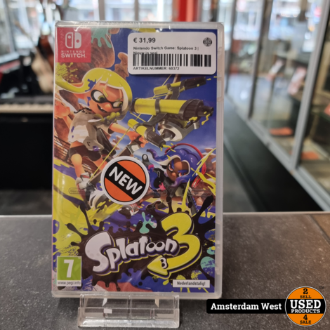 Nintendo Switch Game: Splatoon 3 | Nieuw in seal