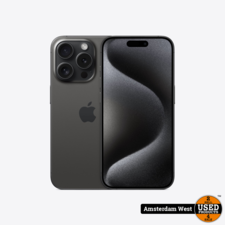 iPhone 15 Pro 128GB Black Titanium | Nieuw in seal