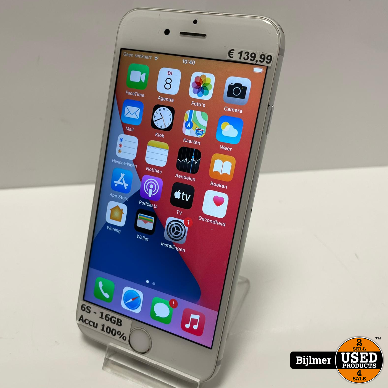 Iphone 6s 16gb Silver Used Products Amsterdam Bijlmer