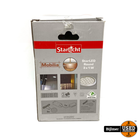 Starlicht StarLed Led Lamp Rond 3x1W