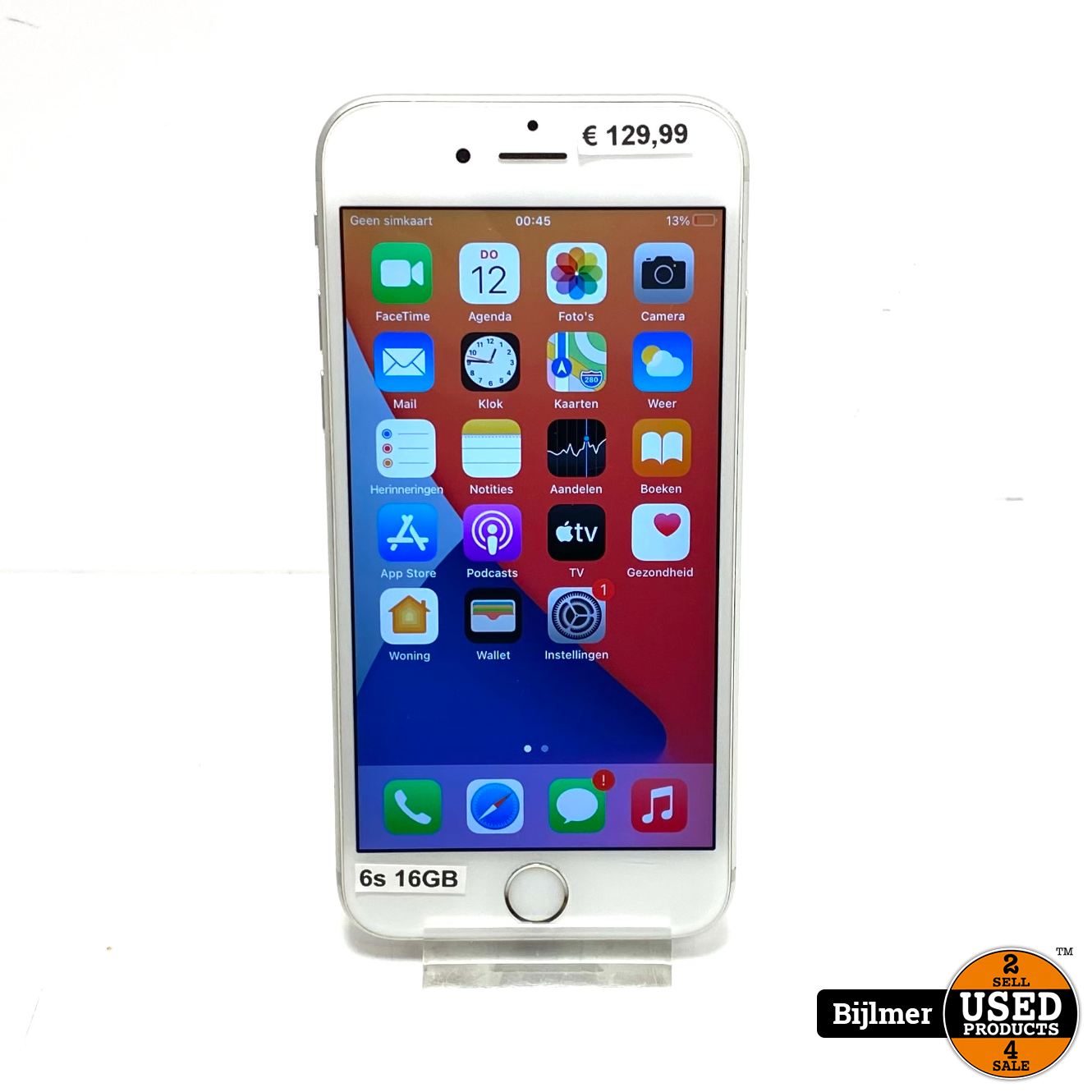 Apple Iphone 6s 16gb Zilver Used Products Amsterdam Bijlmer