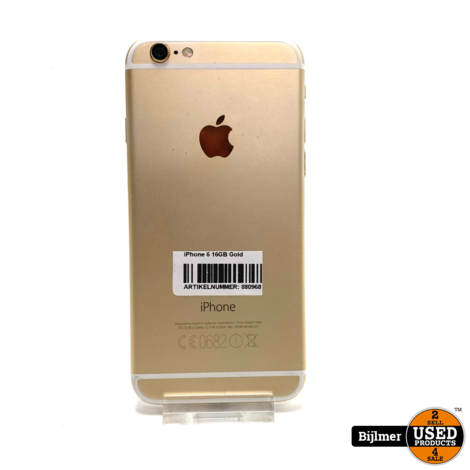 Apple Iphone 6 16gb Gold Used Products Amsterdam Bijlmer