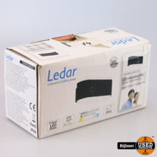 Ledar Led Wandlamp 10,5W 3000K 670Lumen IP44 | Nieuw