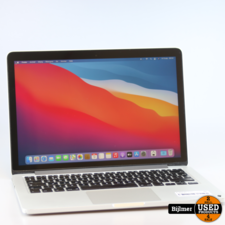 Macbook Pro 13 Inch 2014 i5 8GB 128SSD Silver (batterij slecht)