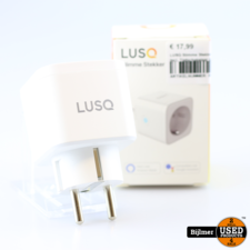 LUSQ Slimme Stekker - Smart Plug - Incl. Tijdschakelaar &amp; Energiemeter