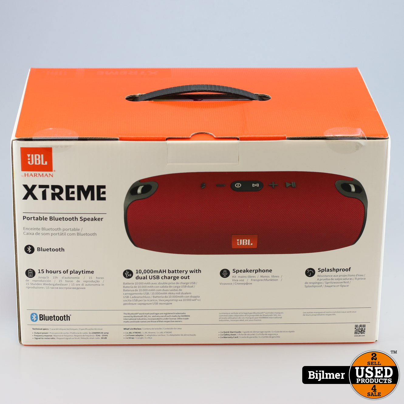 Zonsverduistering Voorzichtig Induceren JBL Xtreme One Rood Bluetooth Speaker | Nieuw in Seal - Used Products  Amsterdam Bijlmer