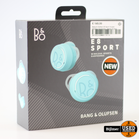 Bang &amp; Olufsen E8 Sport Oxygen Wireless Earphones | Nieuw uit doos