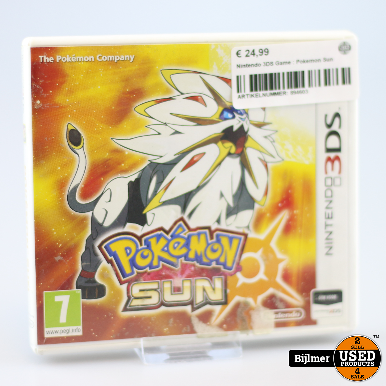 Doe alles met mijn kracht afvoer Betasten Nintendo 3DS Game: Pokemon Sun - Used Products Amsterdam Bijlmer