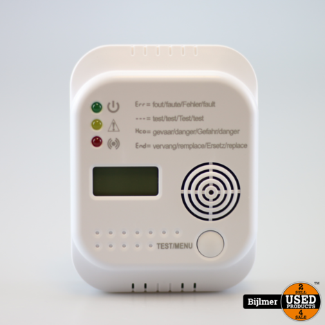 Alecto SCA-02 Monoxide Detector | Nieuwstaat