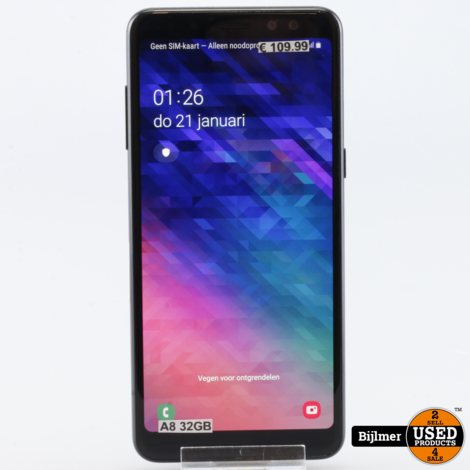 Samsung Galaxy A8 32GB Zwart