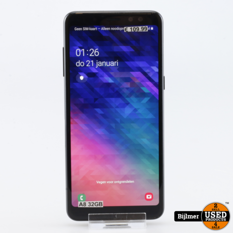 Samsung Galaxy A8 32GB Zwart