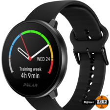 Polar Ignite GPS Fitness Watch M/L Black-Silver | Nieuw uit doos