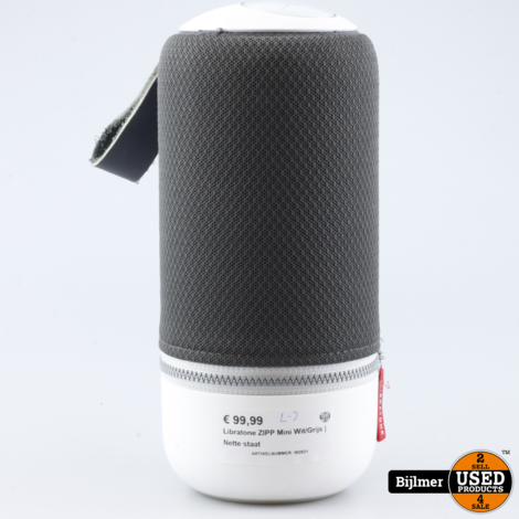 Libratone ZIPP Mini Bluetooth Speaker Wit/Grijs | Nette staat