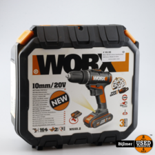 Worx WX101.2 Accu boormachine met Accu | Nieuw uit doos