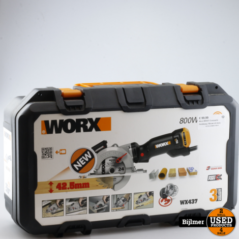 Worx WX437 Compacte Handzaag | Nieuw uit doos