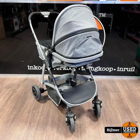 Bebeconfort Hello 2-in-1 Kinderwagen - Inclusief Reiswieg - Black Chic | Nieuwstaat