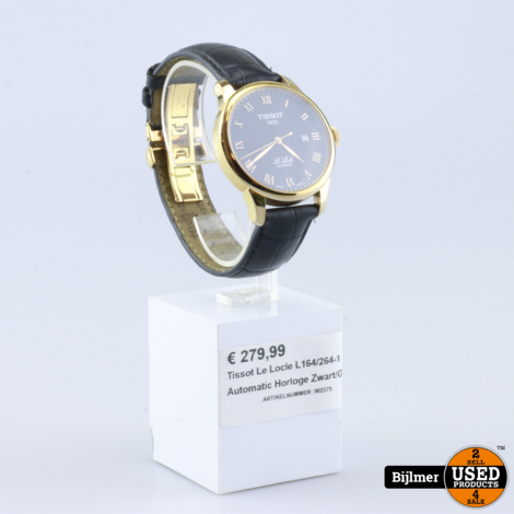 Tissot Le Locle L164/264-1 Automatic Horloge Zwart/Goud