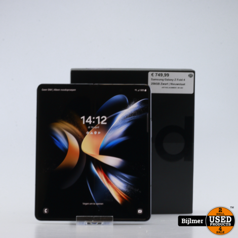 Samsung Galaxy Z Fold 4 256GB Zwart | Nieuwstaat