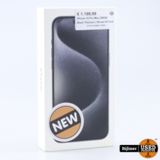 iPhone 15 Pro Max 256GB Black Titanium | Nieuw Uit Seal