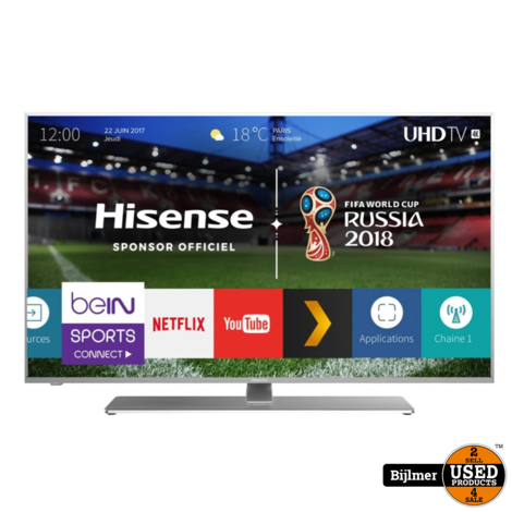Hisense H43A6550UK 4K Ultra HD Smart TV | Nette staat