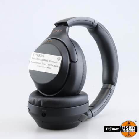 Sony WH-1000MX3 Bluetooth Koptelefoon Zwart | Nette staat