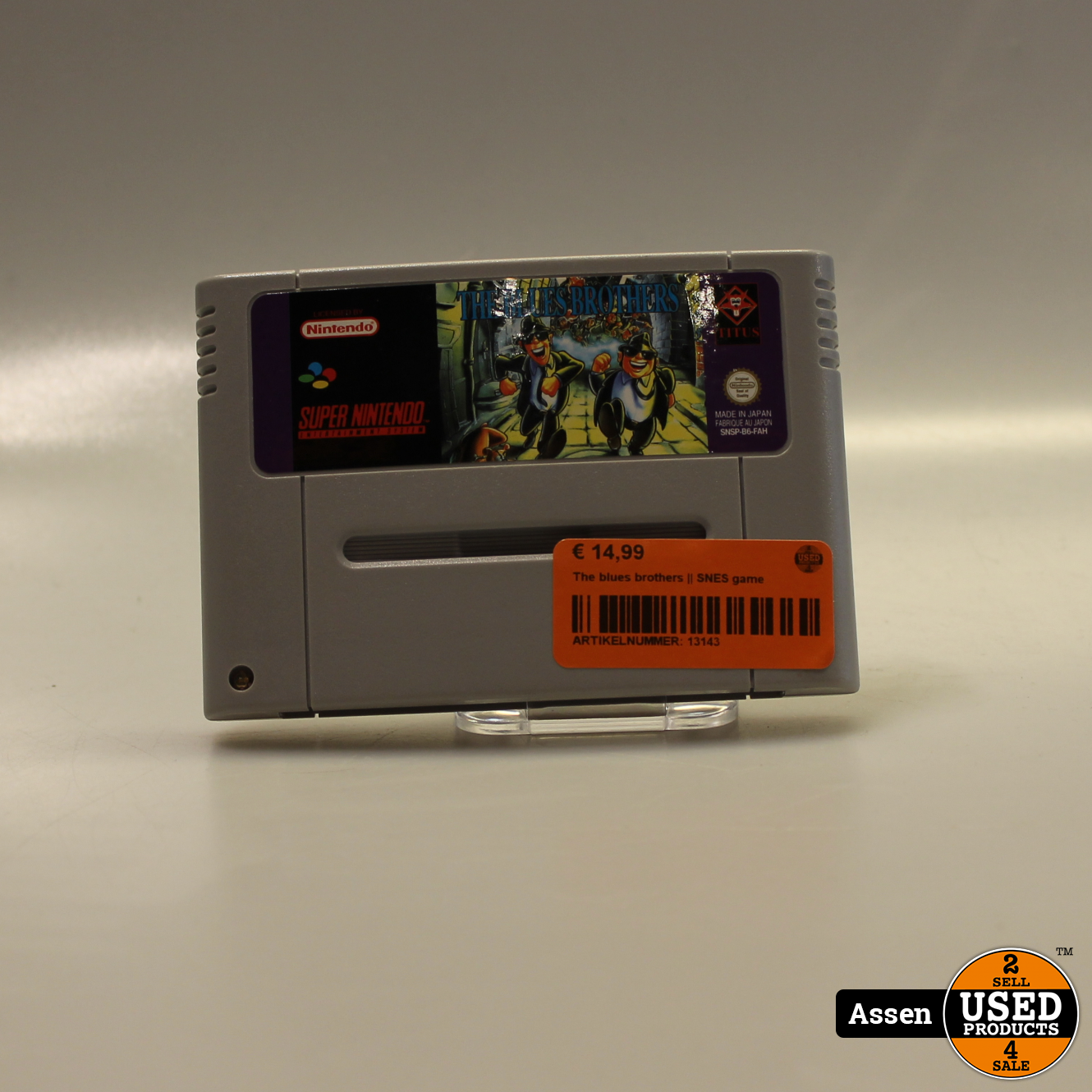 The blues brothers || SNES game - Used Products Assen