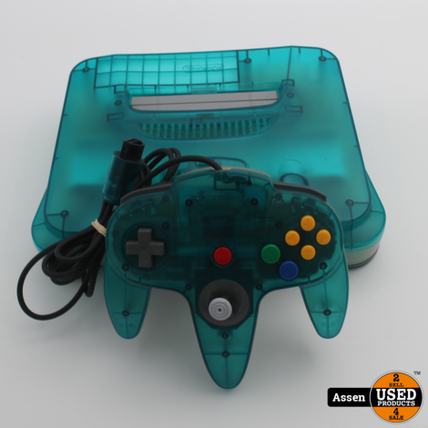 Nintendo 64 Console blauw