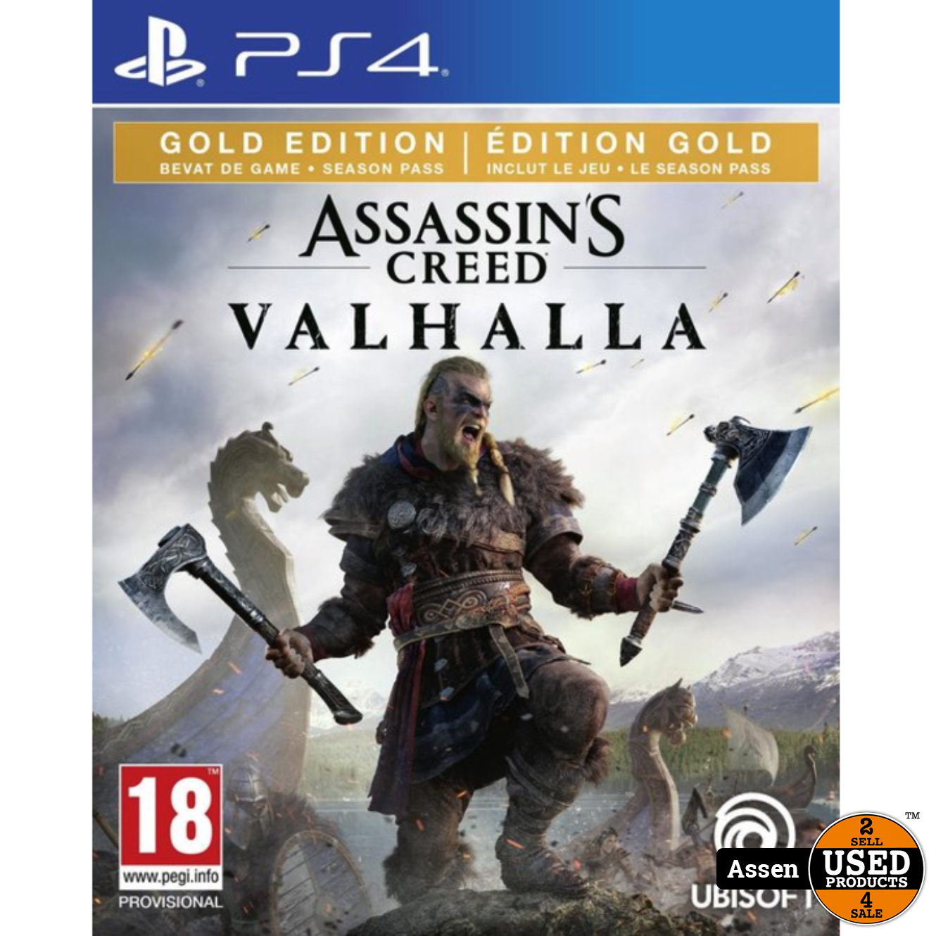 Assassins creed Valhalla PS4 game - Used Products Assen