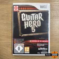 wii Guitar Hero 5 game only