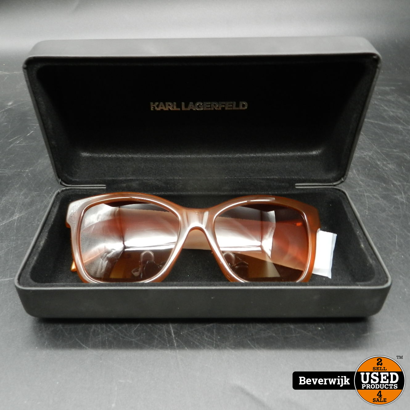 Karl Lagerfeld KL908S Zonnebril Bruin - In Zeer Nette Staat - Used Products  Beverwijk