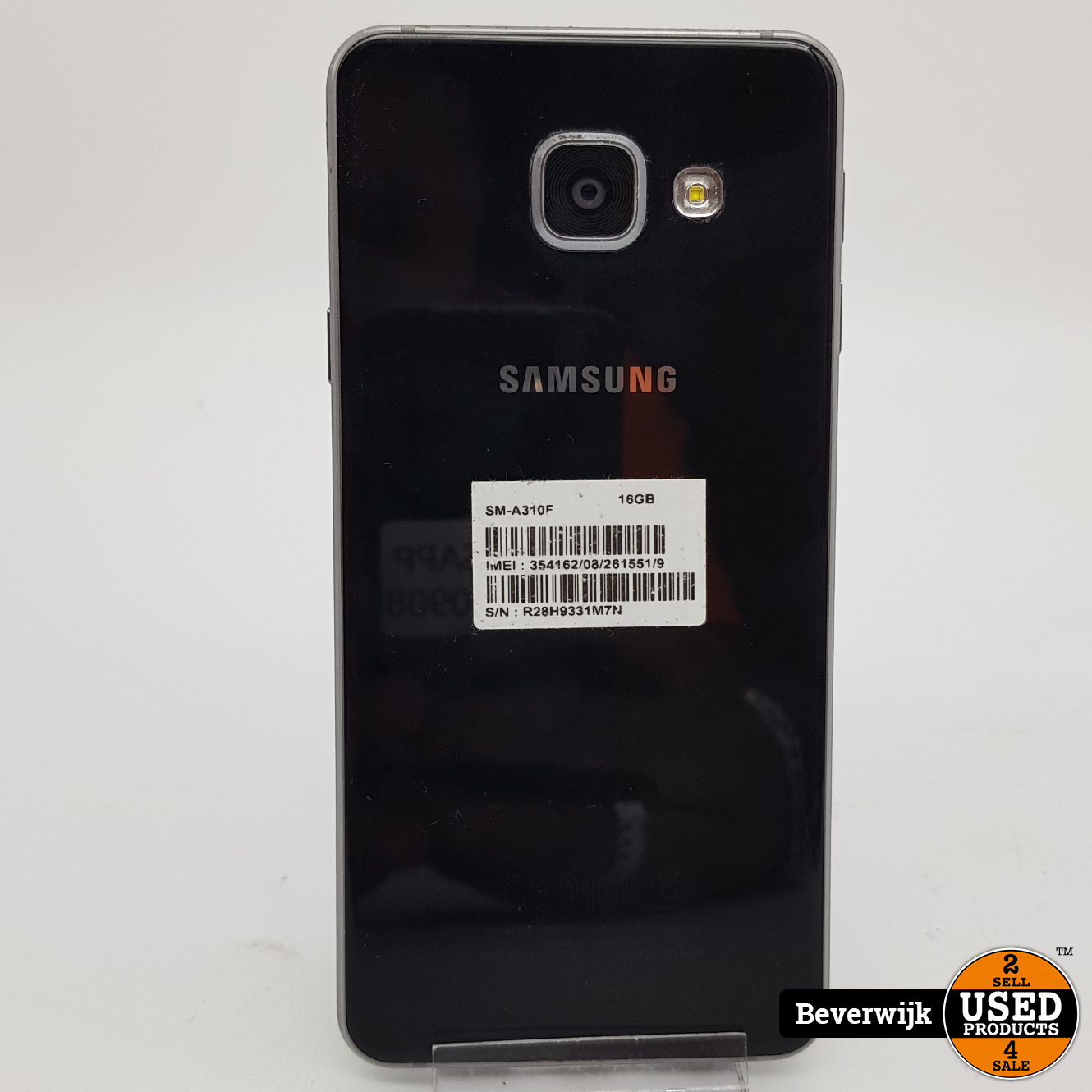 ademen schrijven Masaccio Samsung Galaxy A3 2016 16GB Black - In Prima staat - Used Products Beverwijk