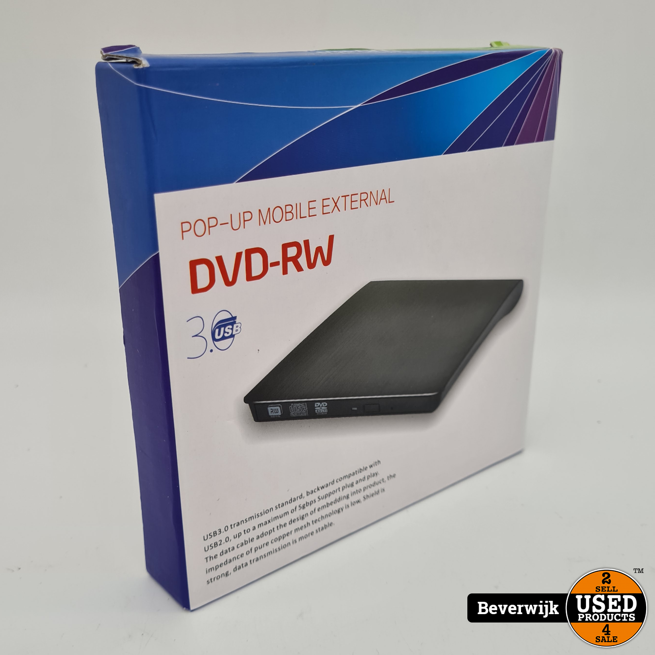 rustig aan Lima Slot DVD drive CD Speler USB 3.0 - Used Products Beverwijk