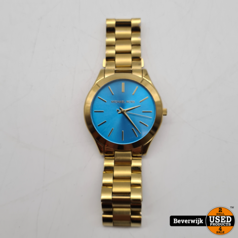 Michael Kors MK3265 Gold Blue - In Nette Staat