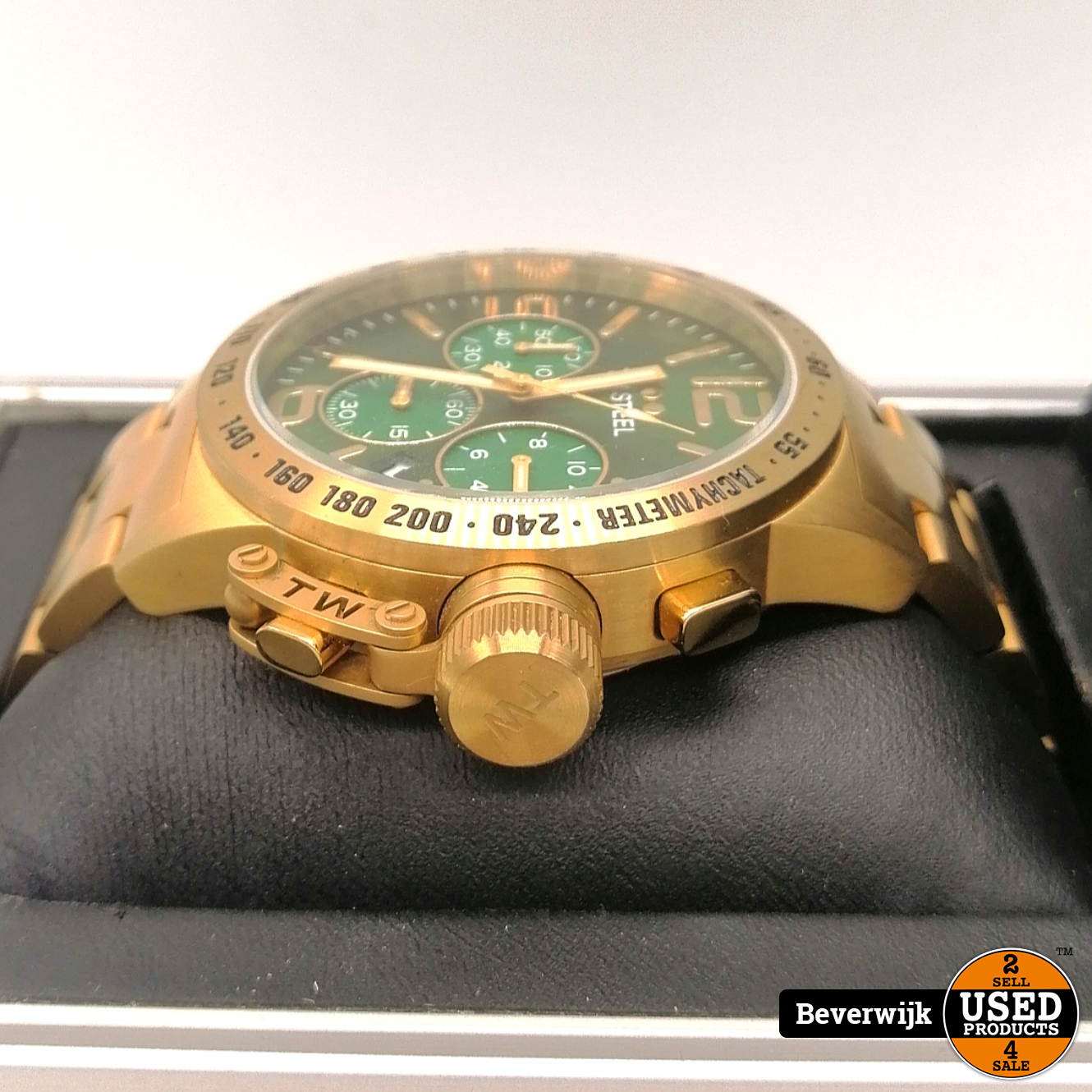 TW Steel CB226 Canteen Bracelet Automaat XL Horloge 50mm - ZGAN - Used  Products Beverwijk