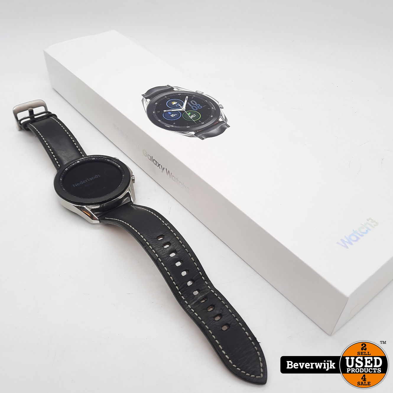 Samsung Watch 3 Zwart + Doos en Oplader - Zo Goed Als Nieuw! - Used  Products Beverwijk