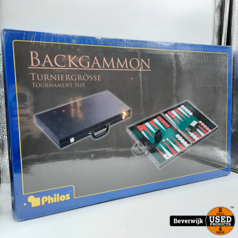 Philos Backgammon Tournament - Nieuw in Doos!