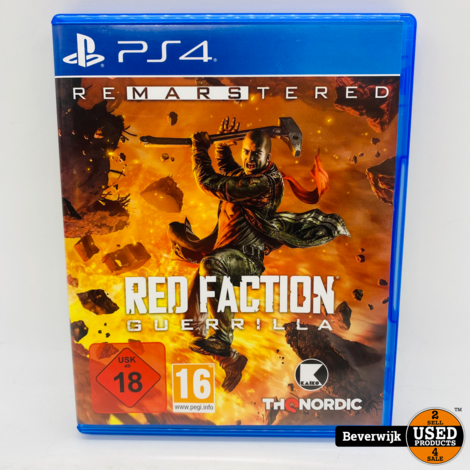 Red Faction Guerrila Remastered - Sony Playstation 4 Game